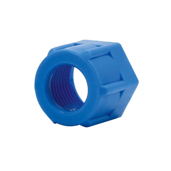 Riegler 110753 Riegler 110753 — Clamping nut, M10x1, for hose 6/4 mm, AF 12, POM 16/12