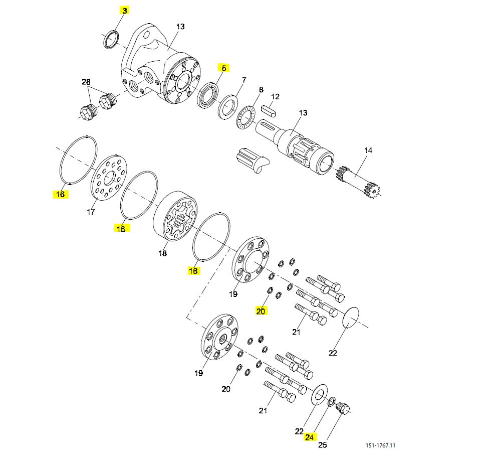 WHITE DRIVE MOTORS & STEERING 151-1286